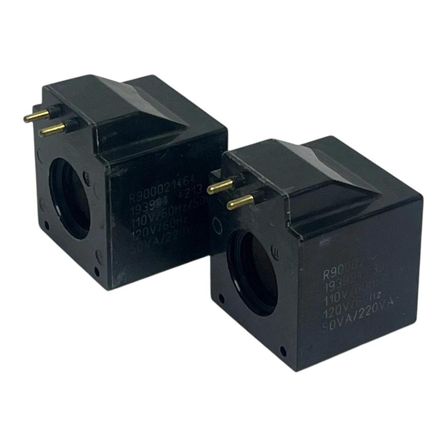 Lot of 2 Rexroth R900021464 Solenoid Coil WZ45-3 110V 120V New Surplus