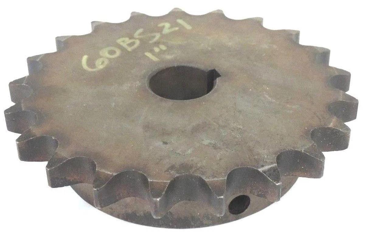 Used MARTIN 60BS21-1 ROLLER SPROCKET 1" BORE 21 TEETH 60BS211