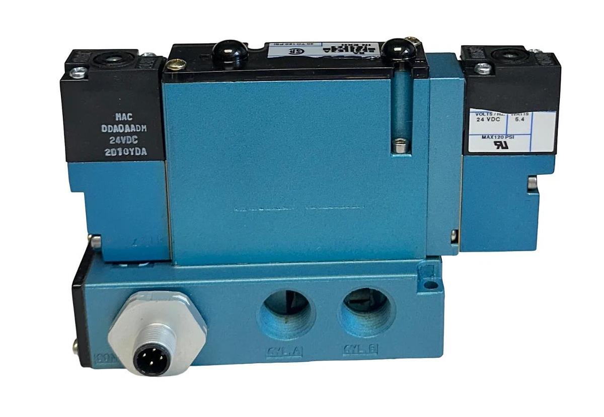 NEW MAC / FLEETWOOD 301892 PNEUMATIC SOLENOID VALVE ASSEMBLY 24VDC COIL NSMP