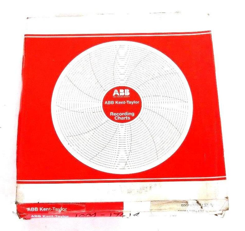 NIB ABB KENT-TAYLOR 500P1225-137% RECORDING CHARTS 500P1225-137