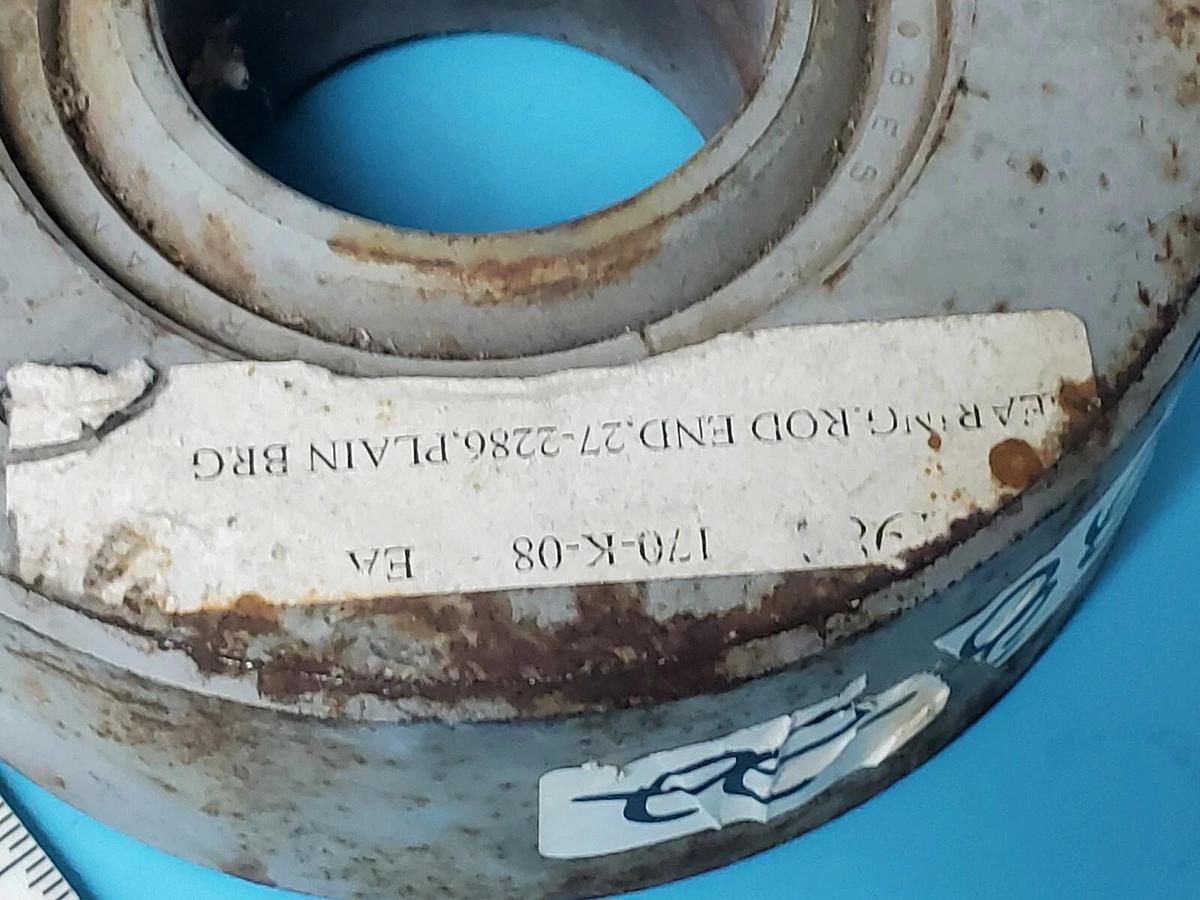 Used GENERIC 27-2286 PLAIN BEARING ROD END 170-K-08 328-22 W/ SKF GEZ208ES BEARING
