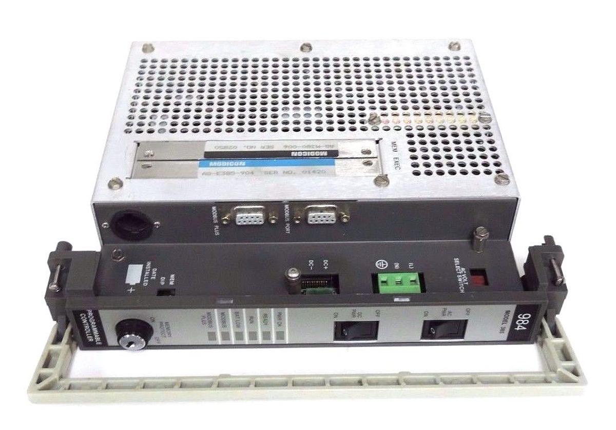 Used MODICON PC-0984-385 CONTROLLER 120/220V, 50/60HZ, .5/.25A, AS-97770-000