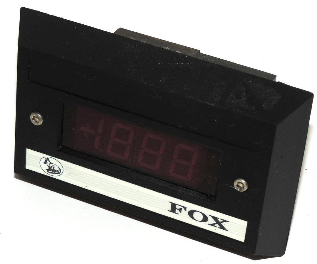 Used FOX METER INC. F161-307 DIGITAL METER F000-307, F161307 F000307