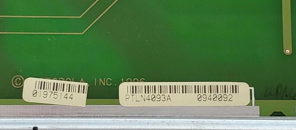 Used MOTOROLA 84D82302W04 REV. P1 CIRCUIT BOARD PTLN4093A 373324-1
