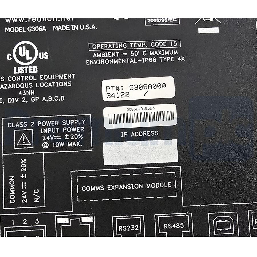 Used Red Lion G306A000 | G306A Operator Interface Terminal 5.7" Touchscreen 24V NSNP