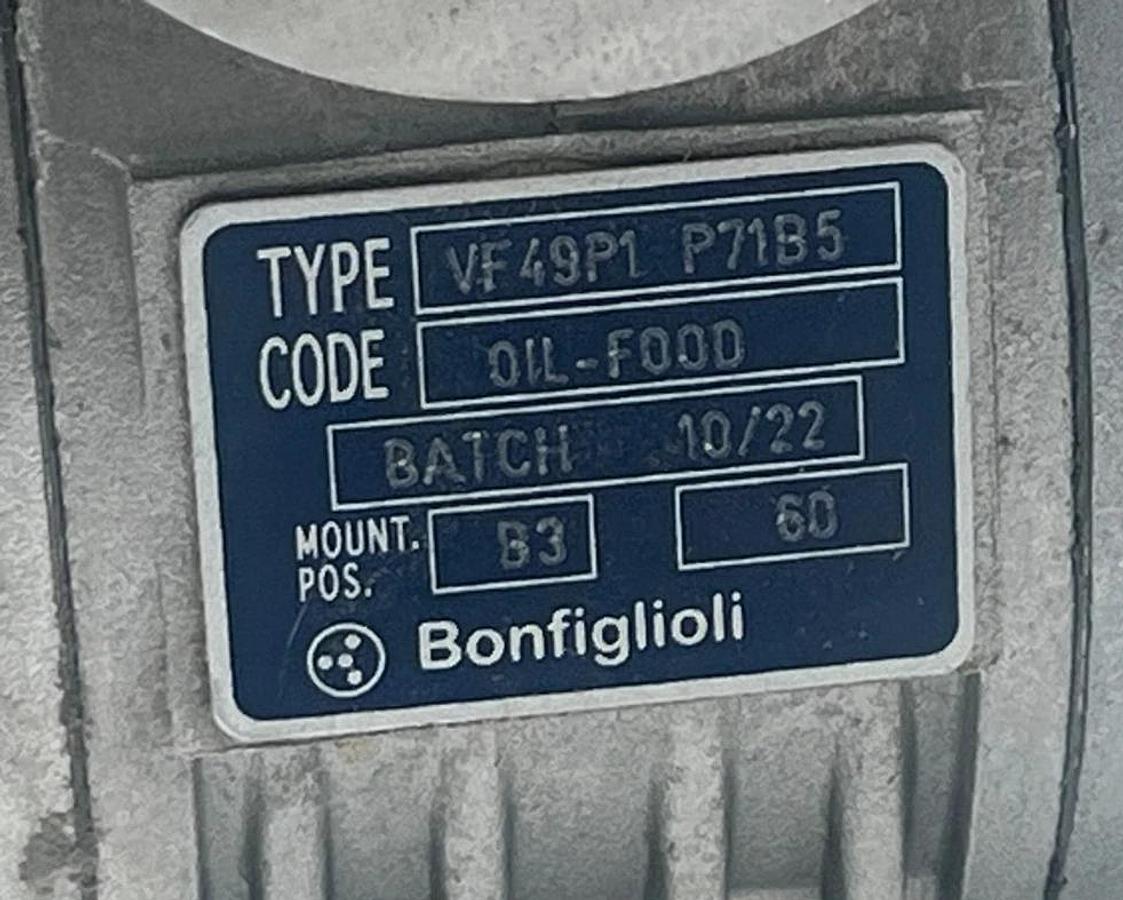 BONFIGLIOLI VF49-P1-P71-B5 Worm Gear Reducer Motor Mount NSMP