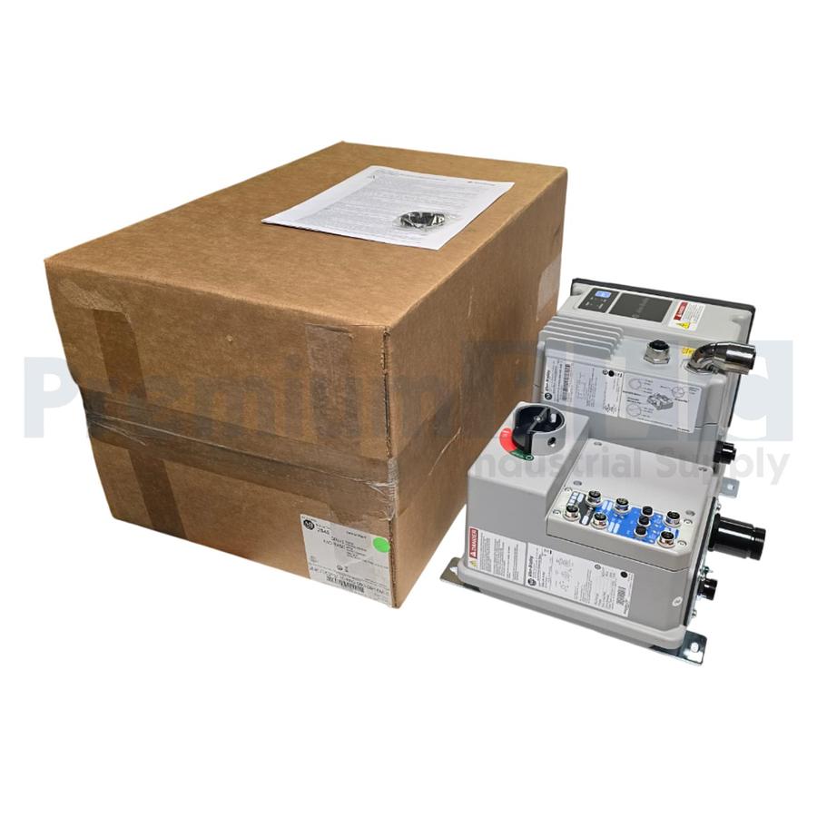 Used ALLEN BRADLEY 284E-FVD2P3Z-10-RRG-SBG-DB1-EMI /C EtherNet/IP ArmorStart VFD NSMP