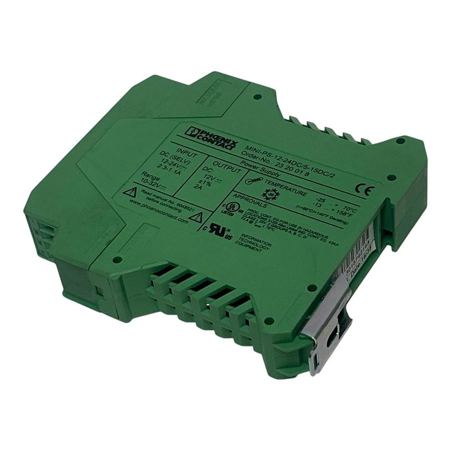 Used Phoenix Contact MINI-PS-12-24DC/5-15DC/2 Power Supply 2866297 DC/DC Converter