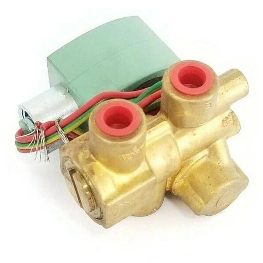 NIB ASCO RED-HAT 8321G3 SOLENOID VALVE 3-WAY 1/4'' IN. 110/120V 50/60HZ 20791