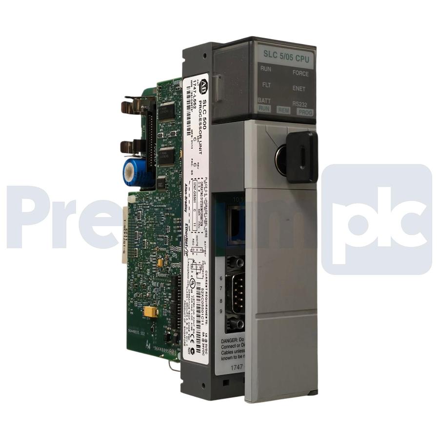 Used Allen Bradley 1747-L552 /C SLC 500 5/05 32k Controller EtherNet/IP Rev. C USPI