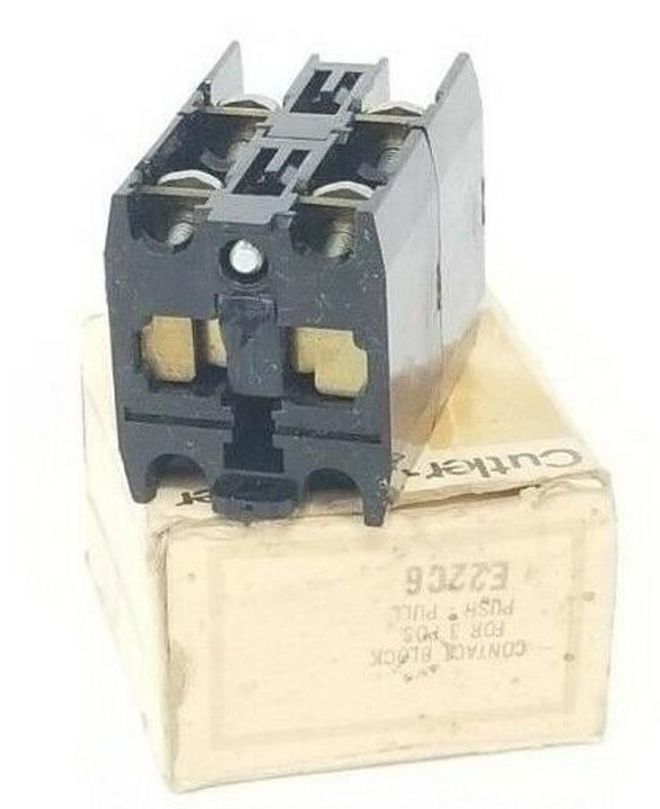NIB EATON CUTLER-HAMMER E22C6 CONTACT BLOCK
