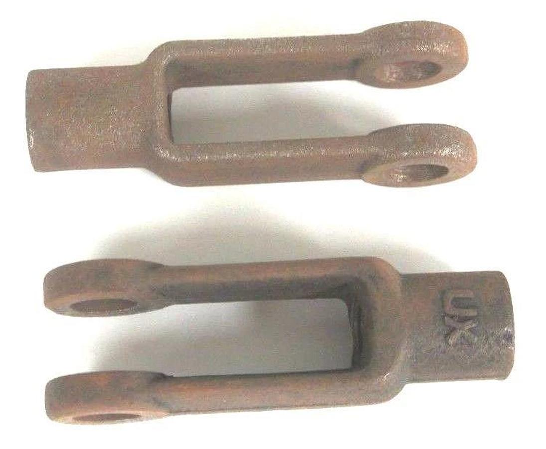 Used LOT OF 2 PARKER L045220000 LONG CLEVISES 1.75/2.5"