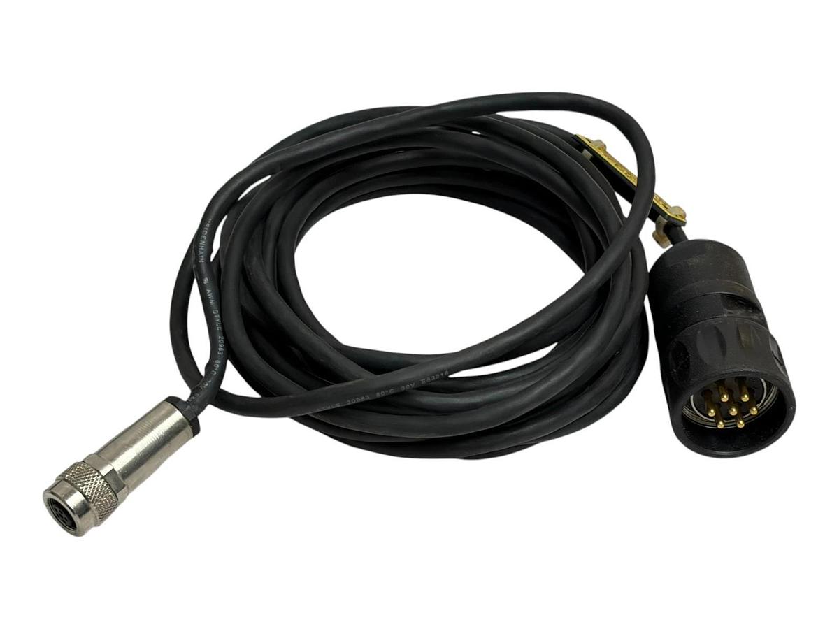 Used Heidenhain ID 319023-04 CNC Connection Cable 9-Pin Male to 12-Pin Female
