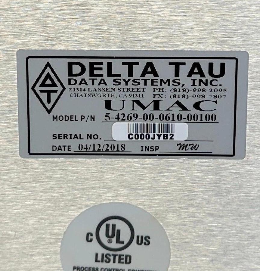 Used DELTA TAU COMPLETE UMAC UNIT 3x0-603766 PMAC2 CPU ENet 5-4269-00-0610-00100 USNP