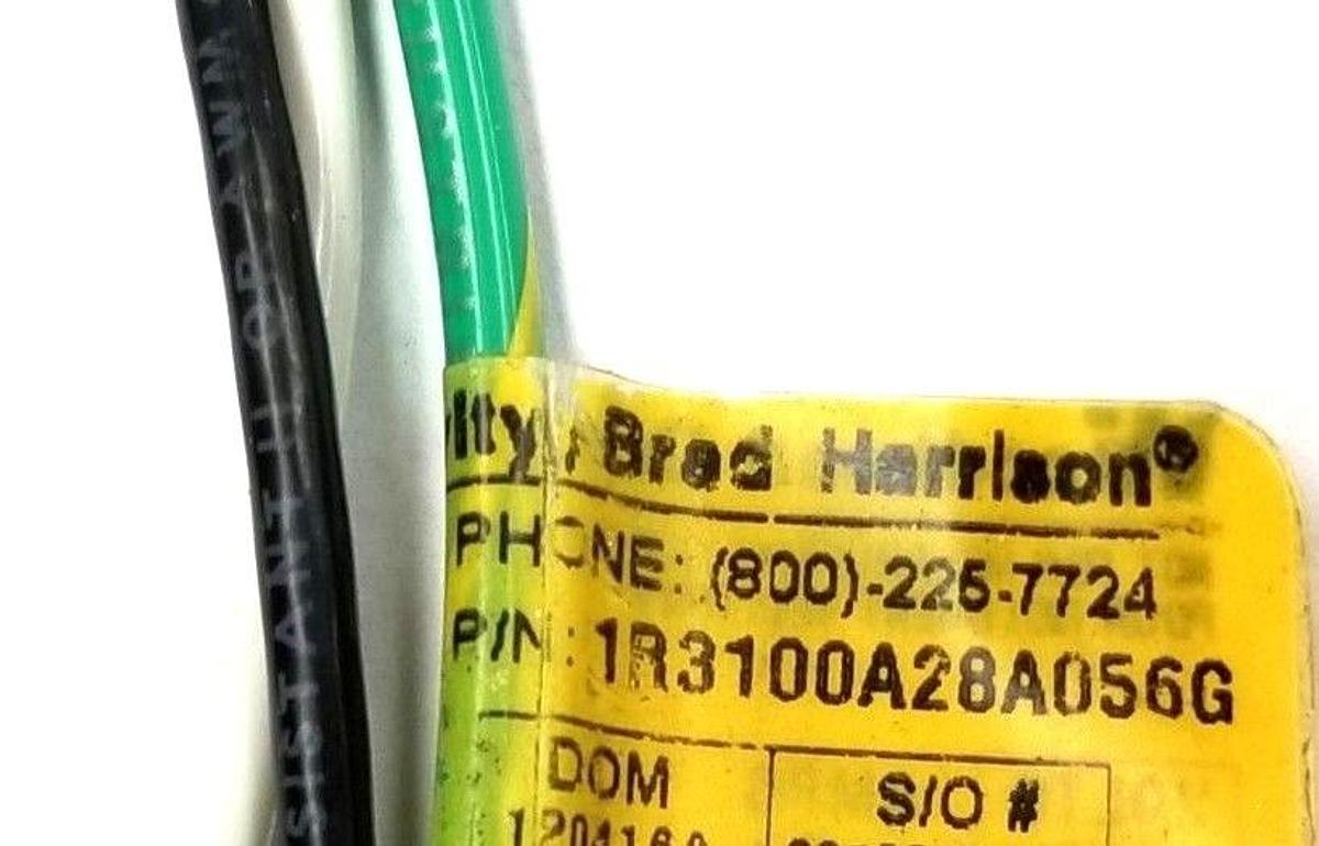 Used NEW BRAD HARRISON 1R3100A28A056G CONNECTOR 600V, 15A