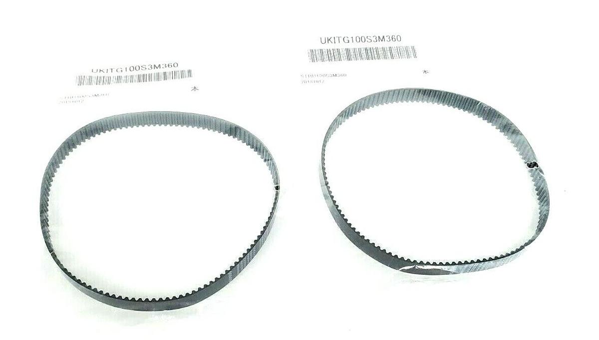 Used LOT OF 2 NEW MISUMI HTUN360S3M-100 HIGH TORQUE TIMING BELTS HTUN360S3M100