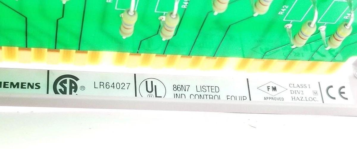 Used SIEMENS 505-4332 INPUT MODULE PWB2586387-0001 D ASM2586391-0001 E MD24A31092