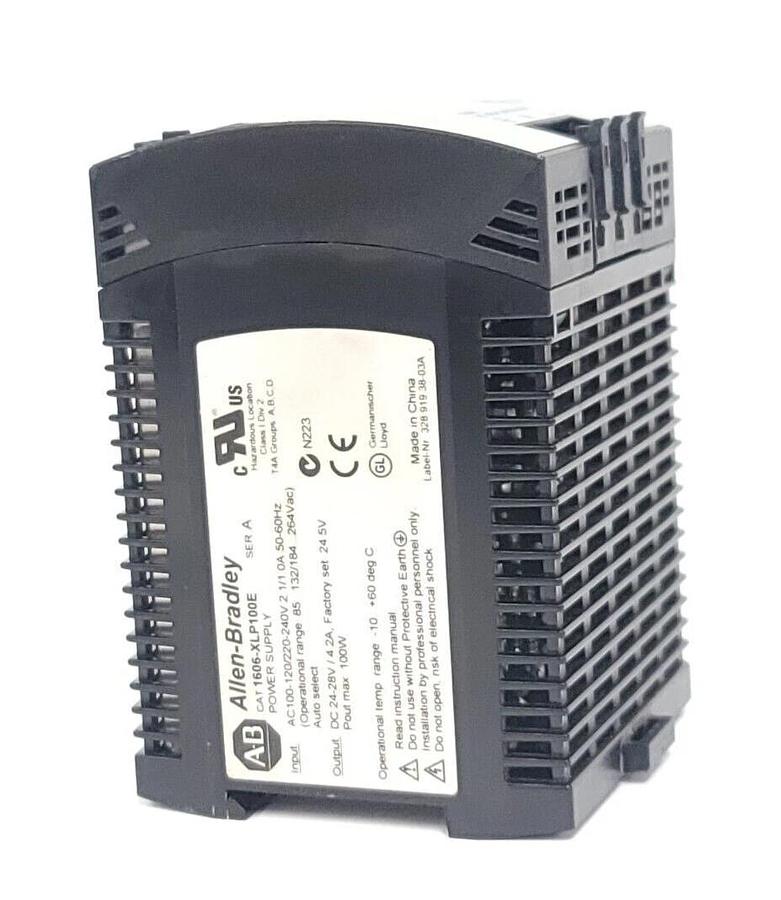 Used ALLEN BRADLEY 1606-XLP100E /A 1606-XLP POWER SUPPLY 50/60Hz 1606XLP100E