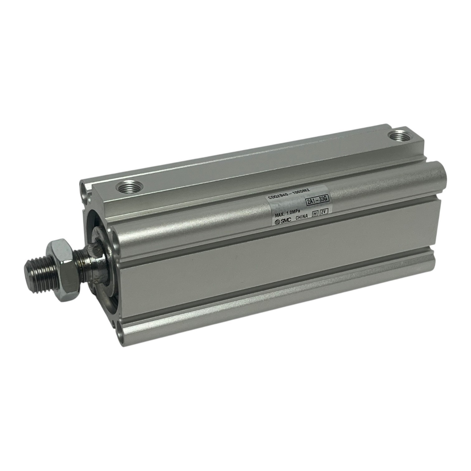 Used SMC CDQ2B40-100DMZ CQ2 Compact Cylinder Double Acting Single Rod 40mm Bore 100mm