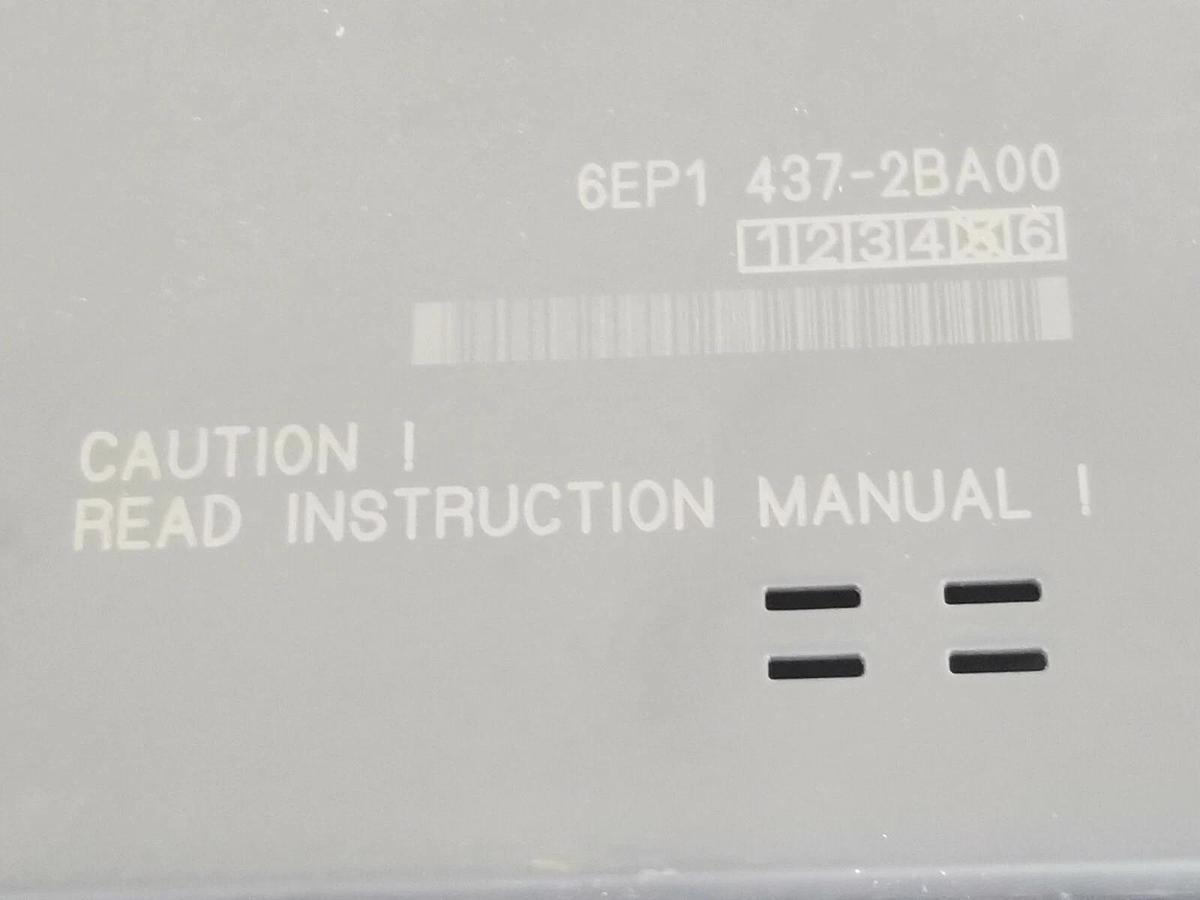 Used SIEMENS 6EP1 437-2BA00 SITOP POWER SUPPLY 30 E-STAND VER. 5 30A 24VDC