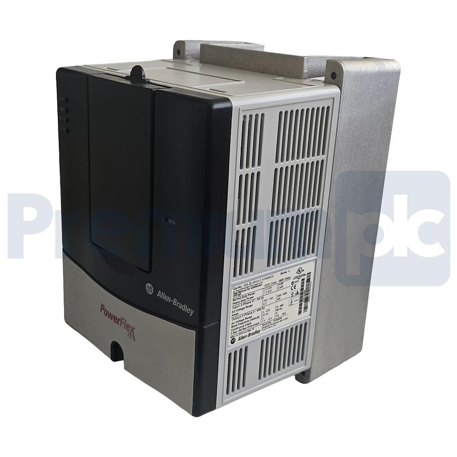 Used Allen-Bradley 20AD5P0A0AYNANC0 /A PowerFlex 70 VFD 3HP 5A 480V 3PH AC Drive USPI