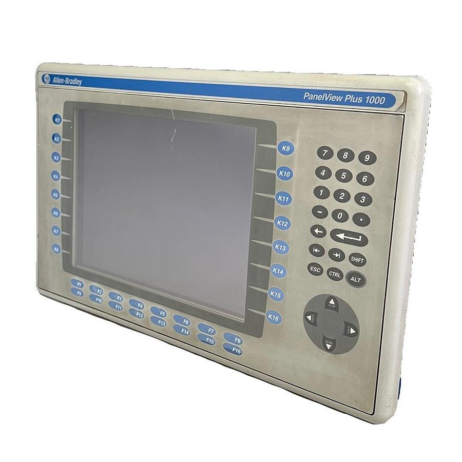 Used ALLEN BRADLEY 2711P-B10C4D1 /A PanelView Plus 1000 KEY/TOUCH Enet 2711PB10C4D1