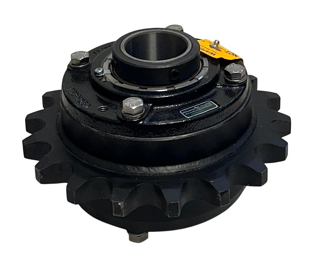 Used REXNORD MBR220840 SELF-ALIGNING ROLLER BEARING / SPROCKET ASSEMBLY 2-1/2'' NSNP