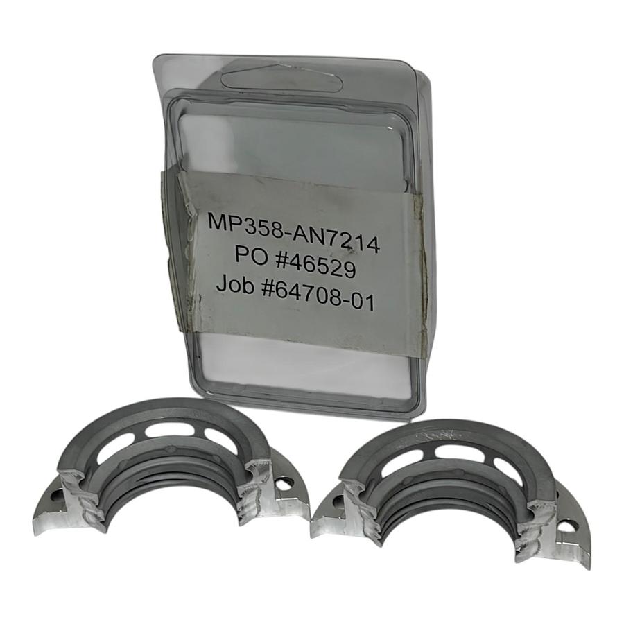 Used Velocity Equipment Solutions MP358-AN7214 Blow Molding Neck Insert Ring Split