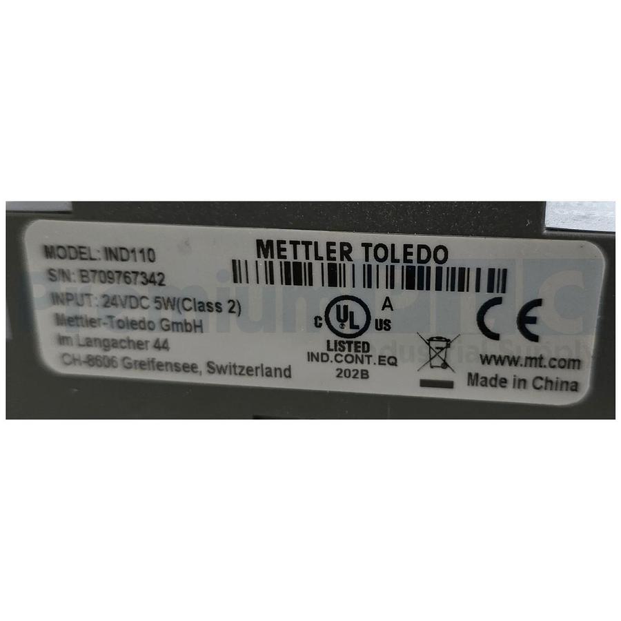NEW METTLER TOLEDO IND110 LOAD CELL SIGNAL CONVERTER 71208076 24VDC NSMP