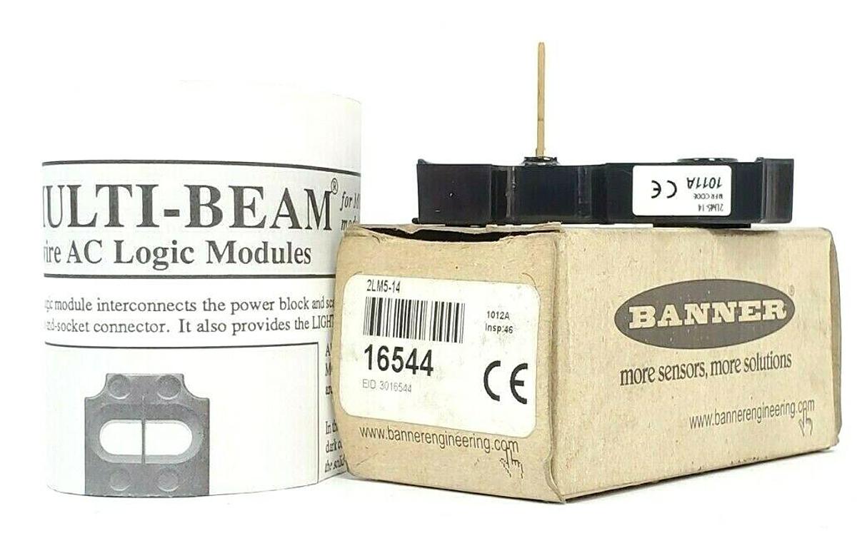 Used NIB BANNER 2LM5-14 LOGIC MODULE 2LM514, 16544