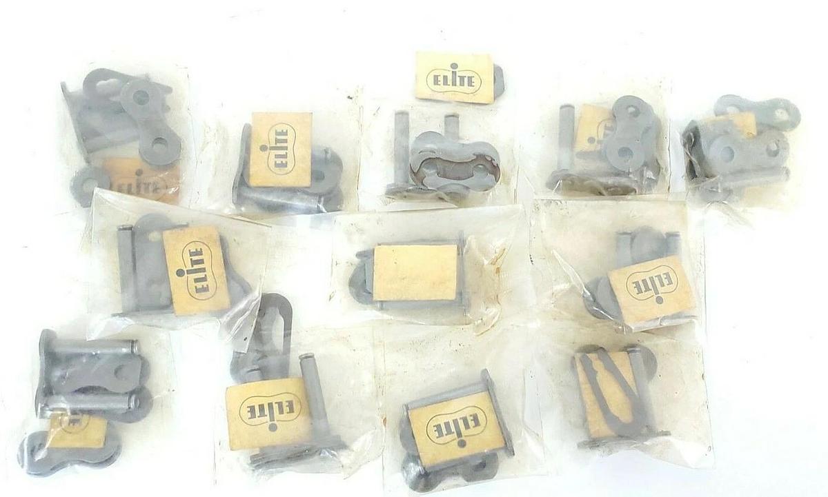 Used LOT OF 12 NEW ELITE CONNECTING LINKS ZK 900, 26 F.E. 3/4'' KE