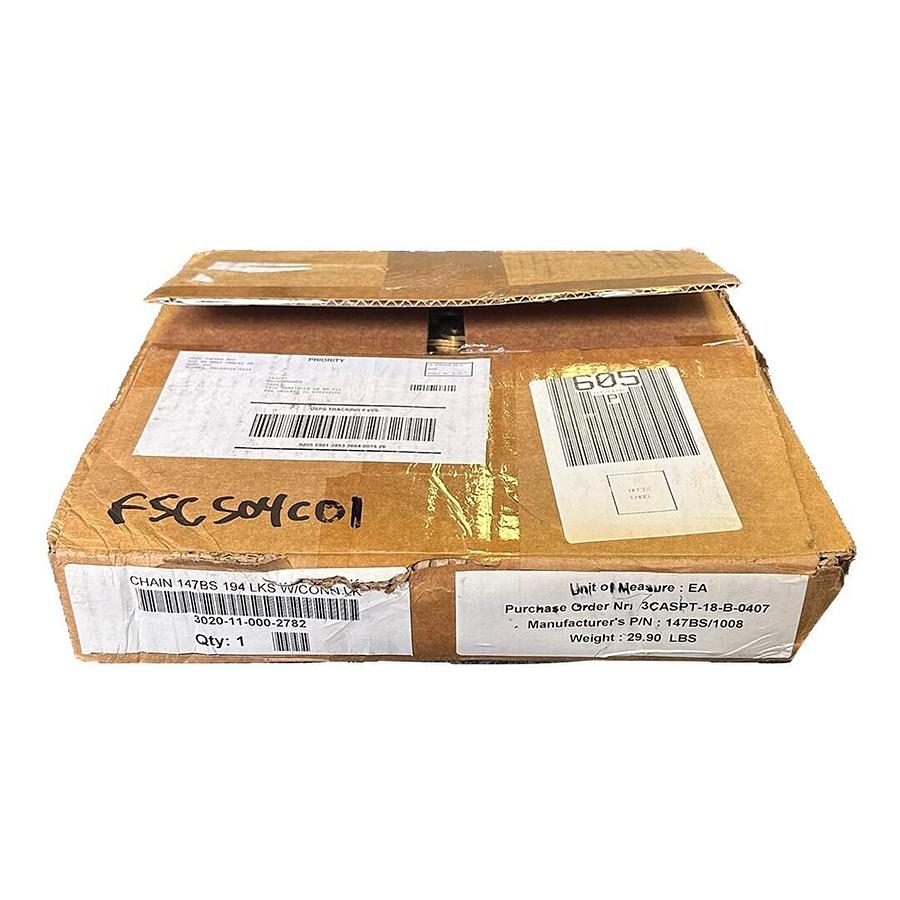 Used NEW REGINA 147BS CHAIN 16B 3020-11-000-2782 194 LINKS W/ CONN LINKS 147BS/1008