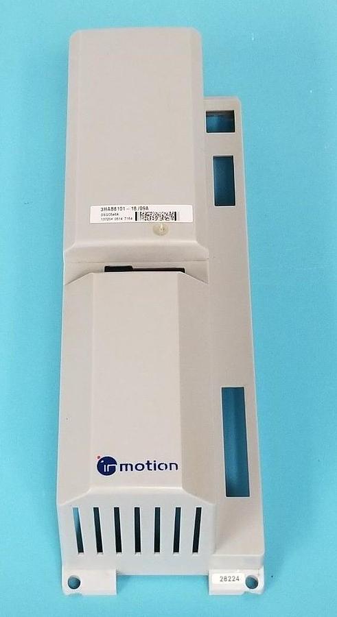 Used ABB INMOTION FACEPLATE COVER FOR 3HAB8101-18/09A SERVO DRIVE DSQC546A