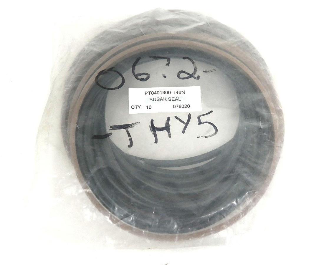 Used LOT OF 10 NEW MSC PT0401900-T46N BUSAK SEAL O-RINGS 076020 PT0401900T46N