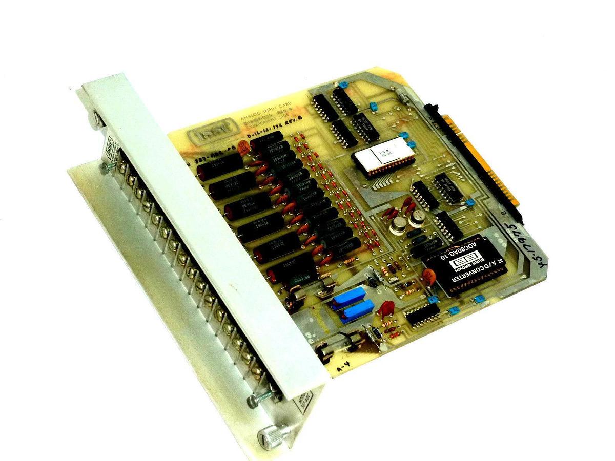 Used ISSC 337-ADC ANALOG INPUT MODULE INPUT CARD 0-16-09-056 337ADC 01609056 USED