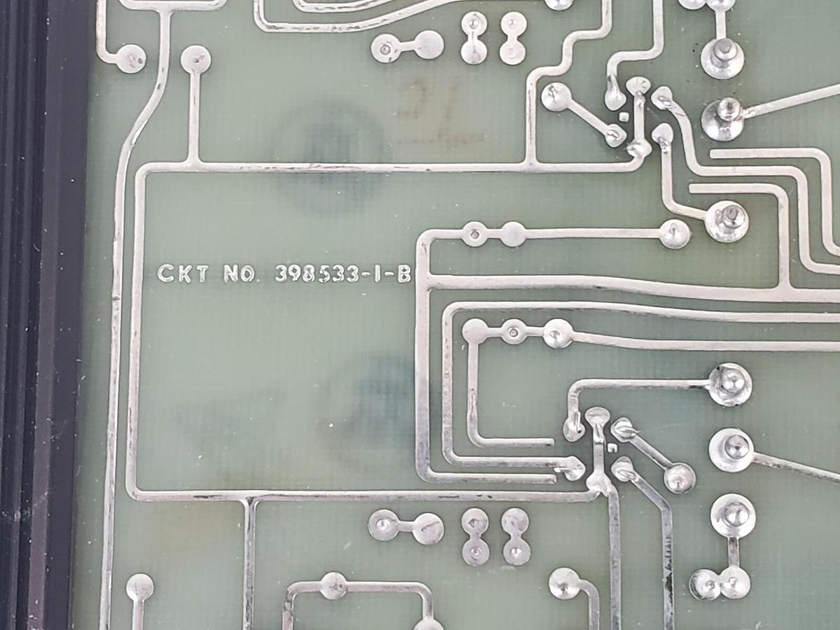 Used NEW WESTINGHOUSE / HAGAN 398530 RATE AMPLIFIER BOARD REV. F 398533-2-B