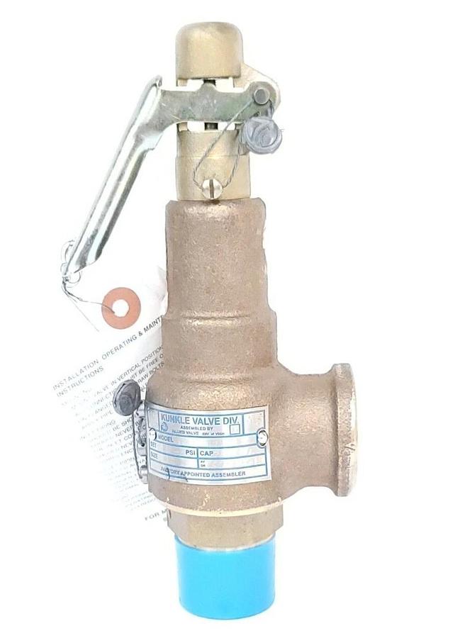Used NIB KUNKLE 6010EEM01-AM0040 SIZE: 1'' STEAM RELIEF VALVE