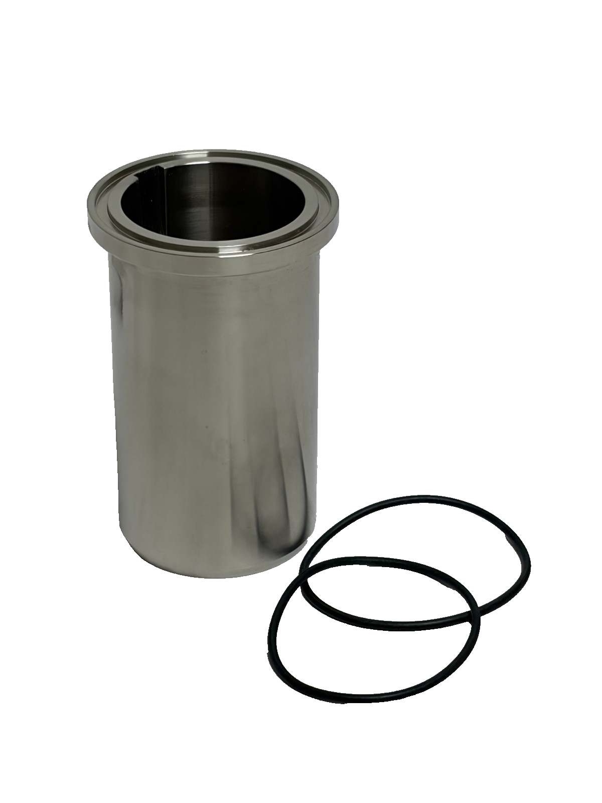 Used Ampco Pump Shaft Sleeve SX8104421 Stainless Steel Replacement Part with O-Rings