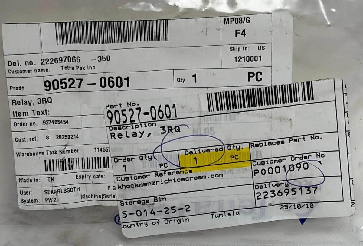 Genuine Tetra Pak 90521-0601 Siemens Sirius 3RQ3118-1AB00 Interface Relay