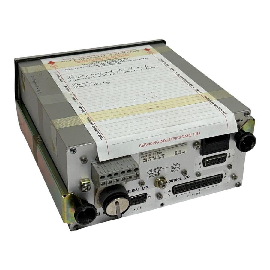 Used Philips PR1613/00 PR1613 Digital Weight Indicator Process Controller As Is Parts