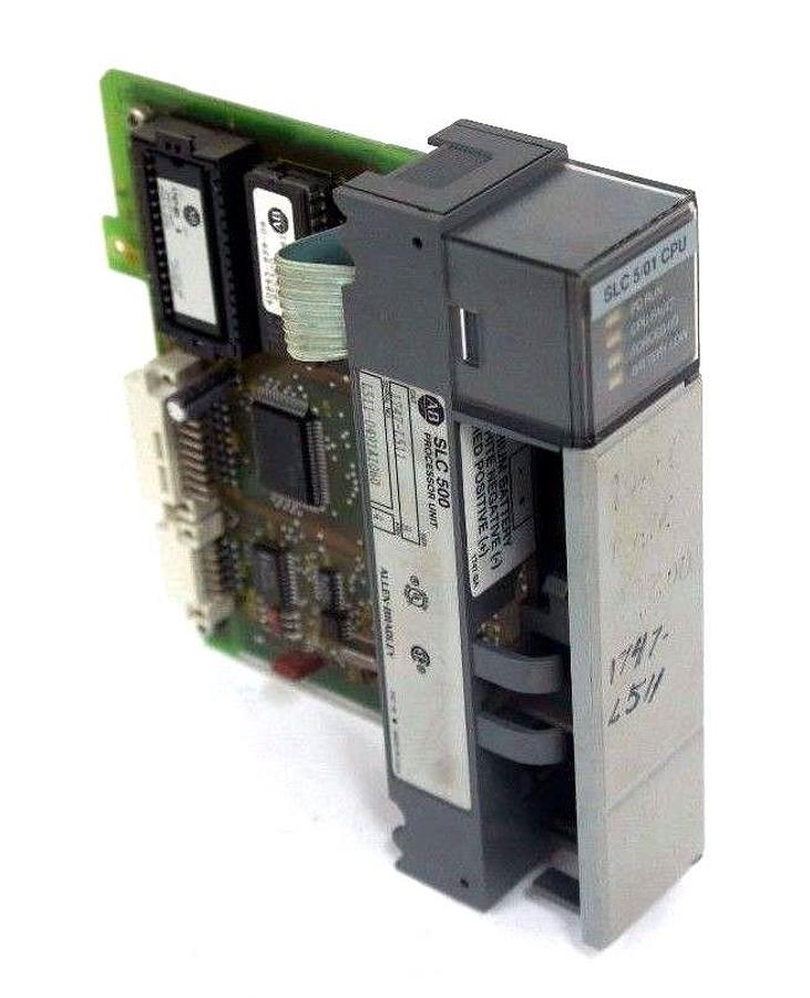 Used ALLEN BRADLEY 1747-L511 SER. B, FRN. 4 PROCESSOR UNIT W/ 1747-M1 & 40845-939-06