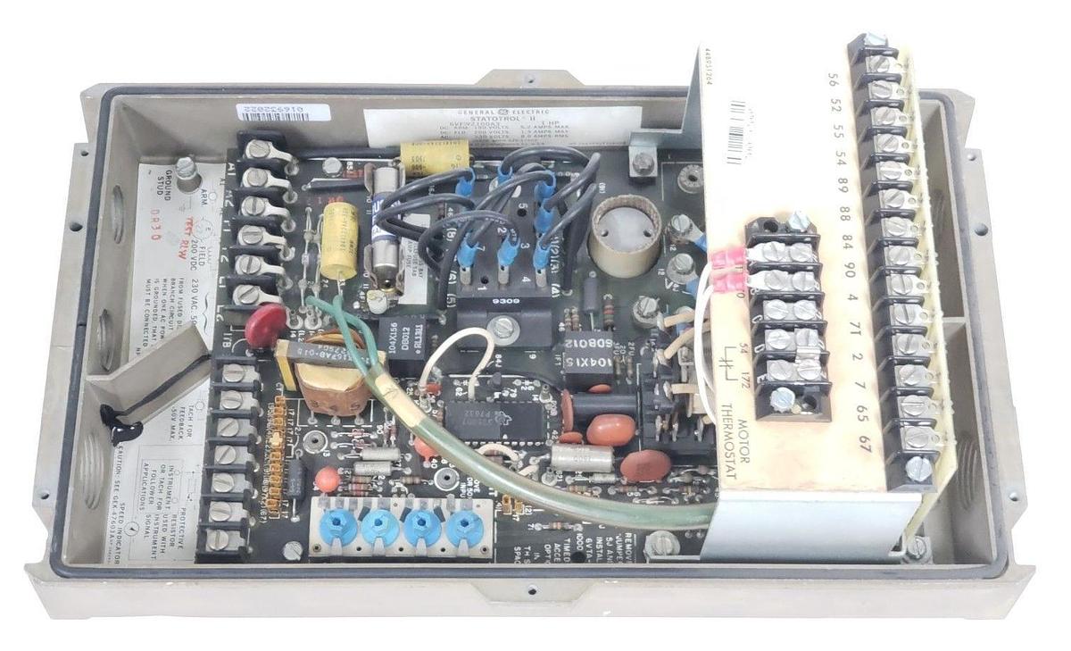 Used REPAIRED GE 6VFW2100A3 STATOTROL II DRIVE 6VFWC2100A3 193X643ABG-222 1HP