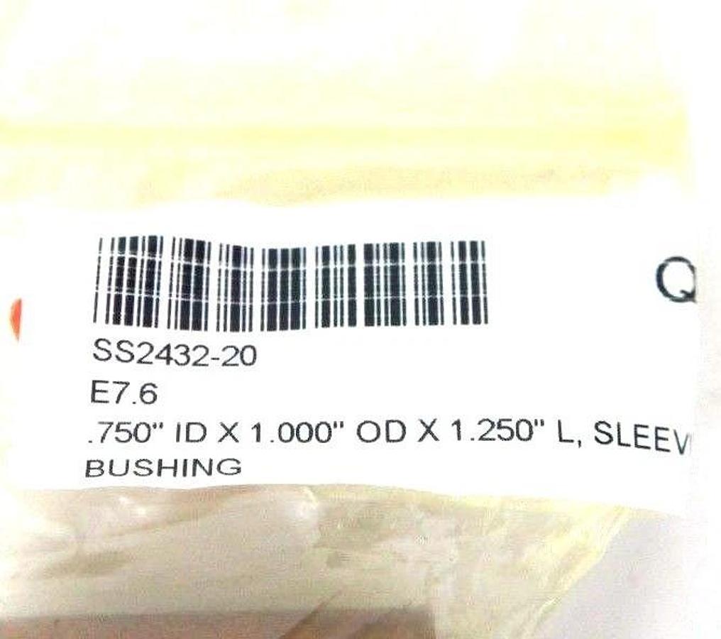 LOT OF 13 NEW GENERIC SS2432-20 BRONZE SLEEVE BEARINGS 0.750" ID, 1.250" L