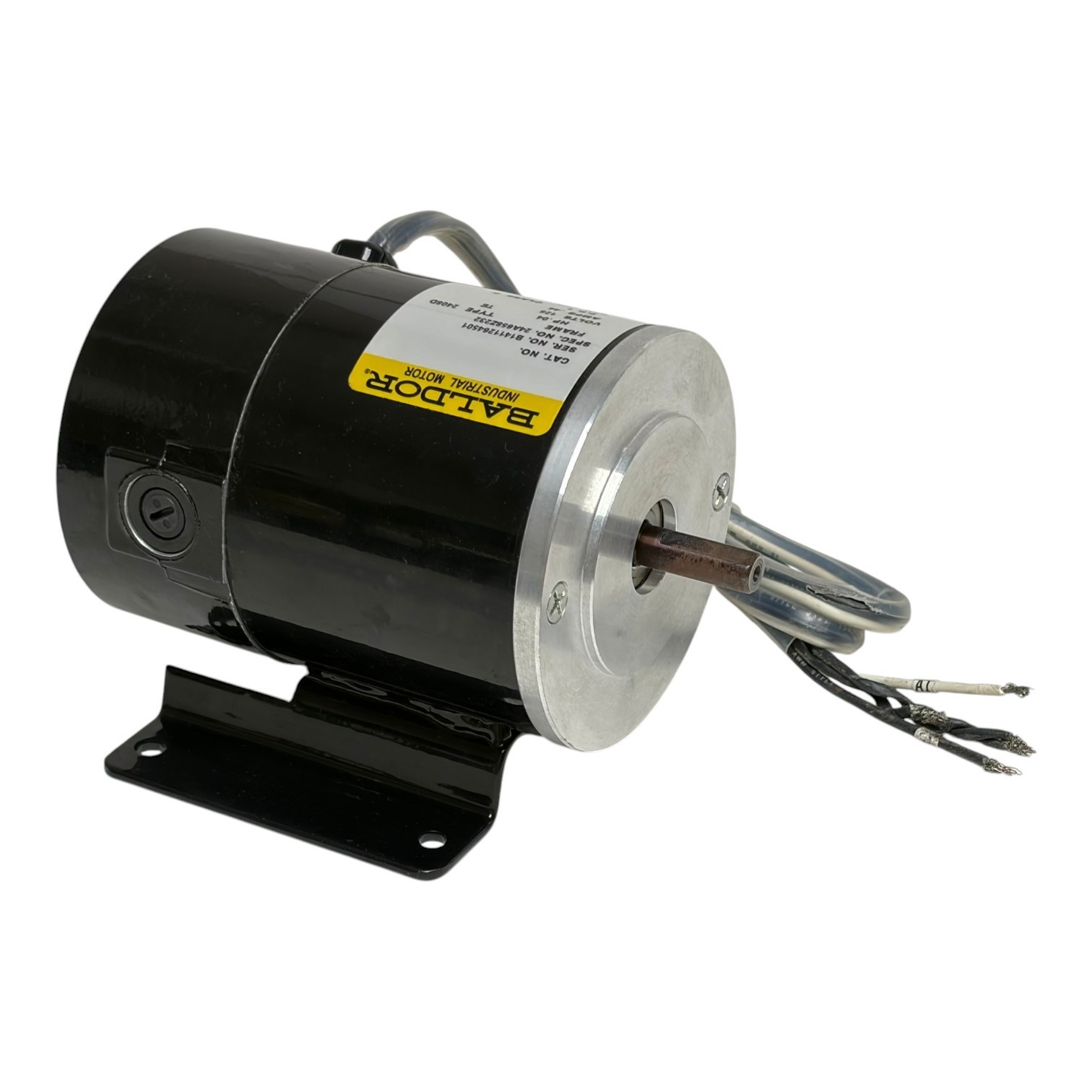 Used Baldor 24A658Z232 Type 2408D Industrial DC Motor 0.04 HP 1800 RPM 125V TE
