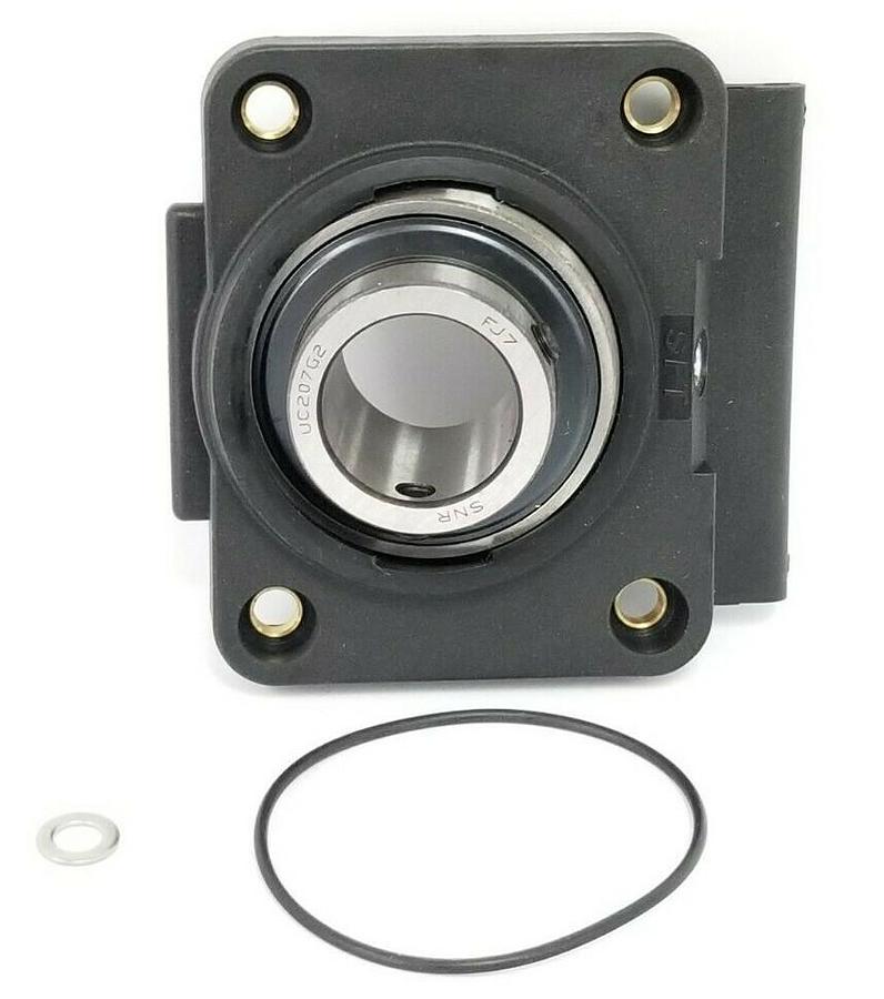 Used NEW SNR UC207G2 FJ7 BEARING INSERT W/ BRG METRIC 4-BOLT FLANGE 35MM BORE