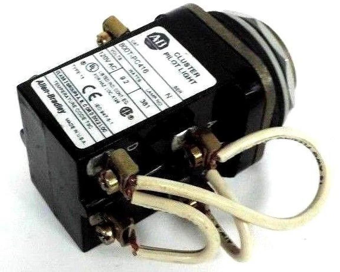 Used ALLEN BRADLEY 800T-PC416 CLUSTER PILOT LIGHT 800TPC416 SER. N LAMP NO. 381