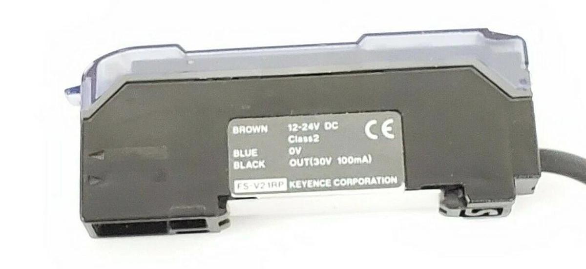 Used KEYENCE FS-V21RP FIBER OPTIC CABLE VSV21RP, 12-24 VDC