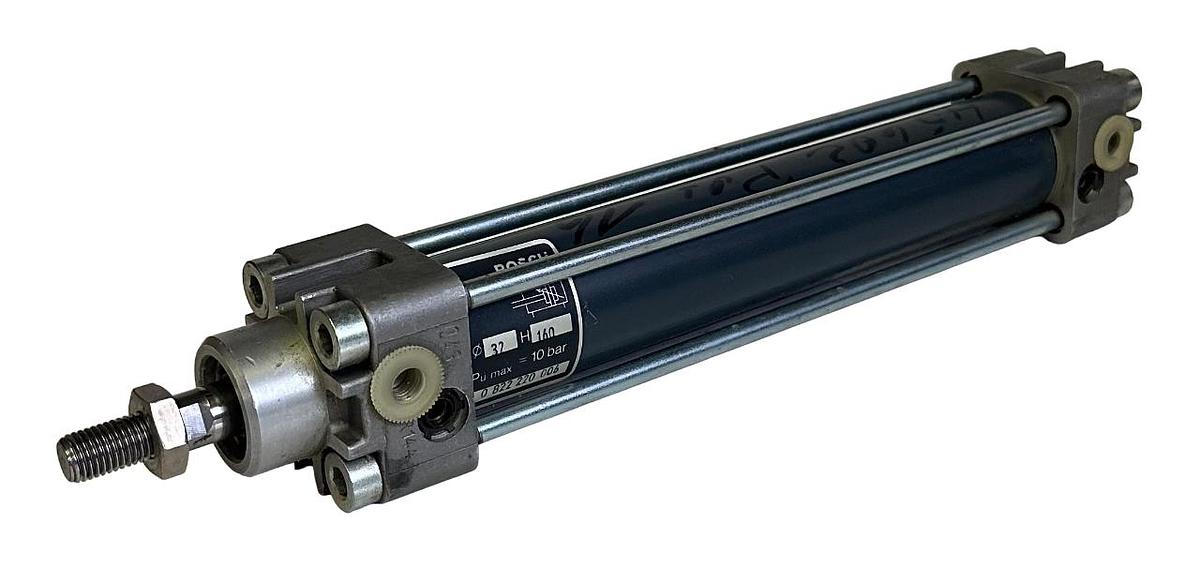 Used NEW BOSCH 0 822 220 006 / 0822220006 PNEUMATIC CYLINDER 0:32 H:160 10BAR