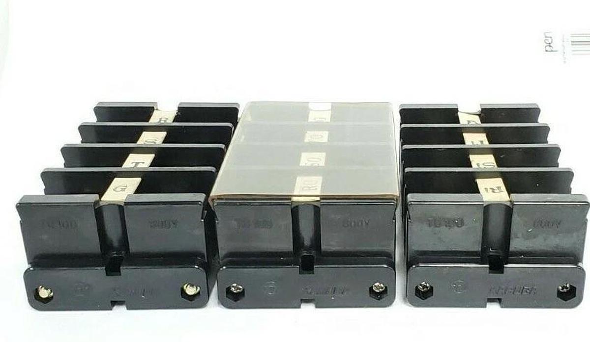 Used LOT OF 3 KASUGA TC100 TERMINAL BLOCKS 600V