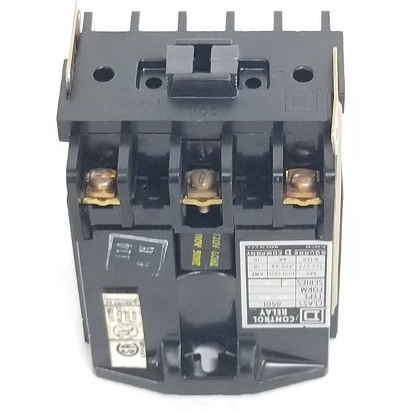 Used SQUARE D 8501-G0-20 AC CONTROL RELAY 8501G020 SERIES D, 8501-GO-20